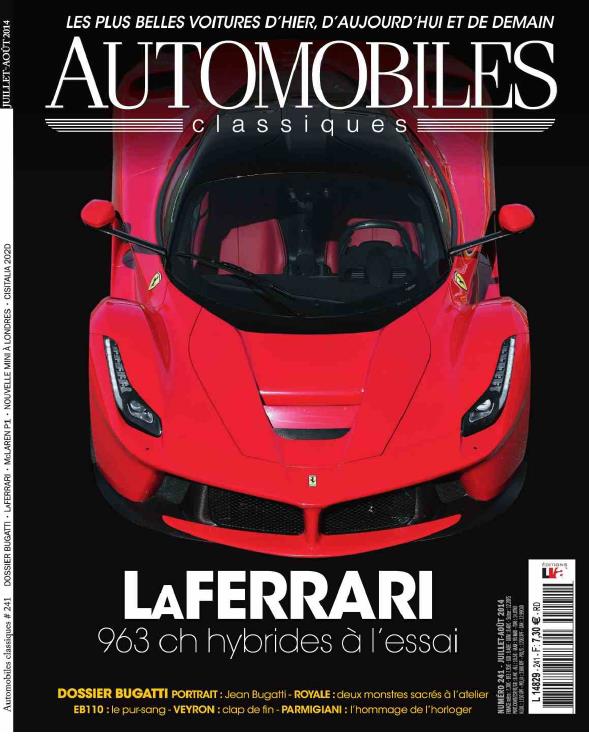 Журнал Automobiles Classiques N 241, Juillet-Aout 2014